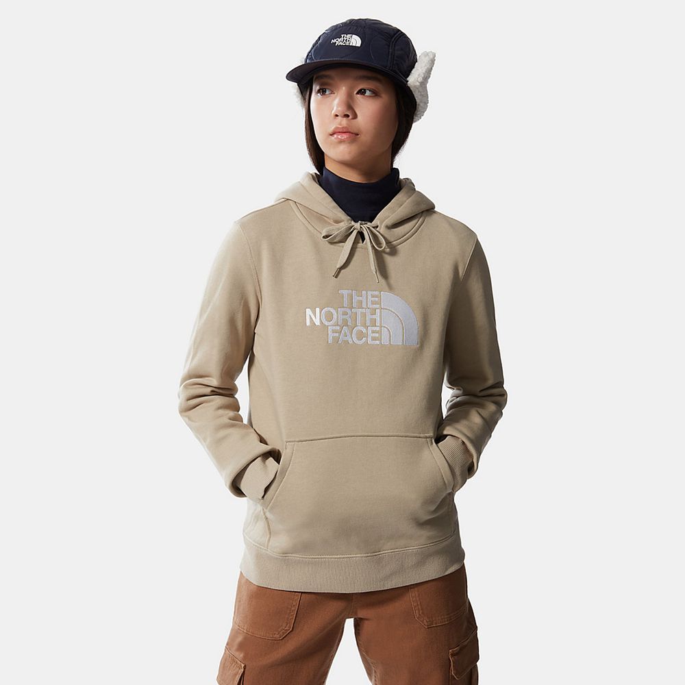 The North Face Hoodie Womens Australia - The North Face Drew Peak Khaki (AWN-946738)